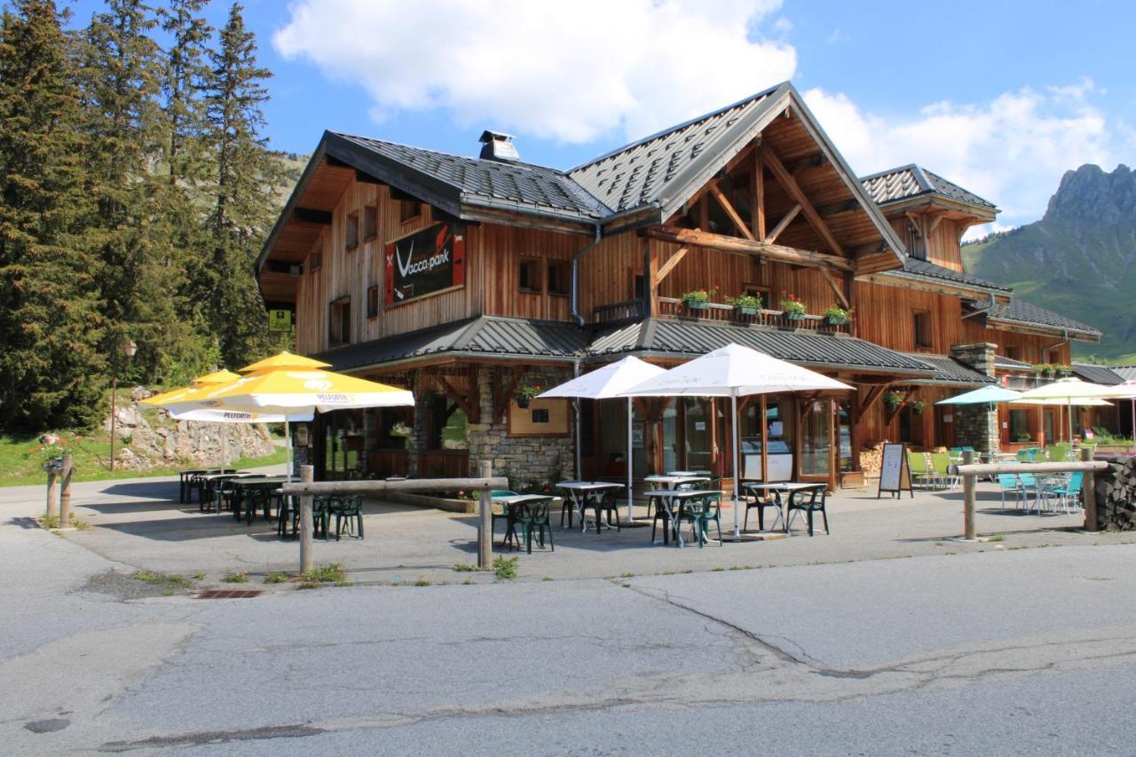 Chalet Hotel Vaccapark Le Praz de Lys Buitenkant foto